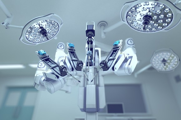 Device for robotic-assisted surgery.