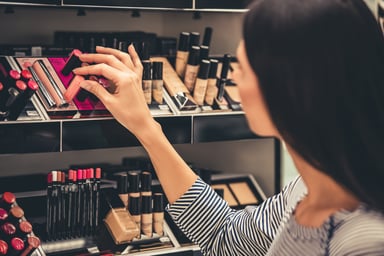 Cosmetics shopping
