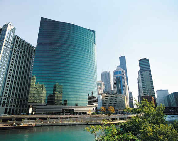 The IBM building in Chicago.