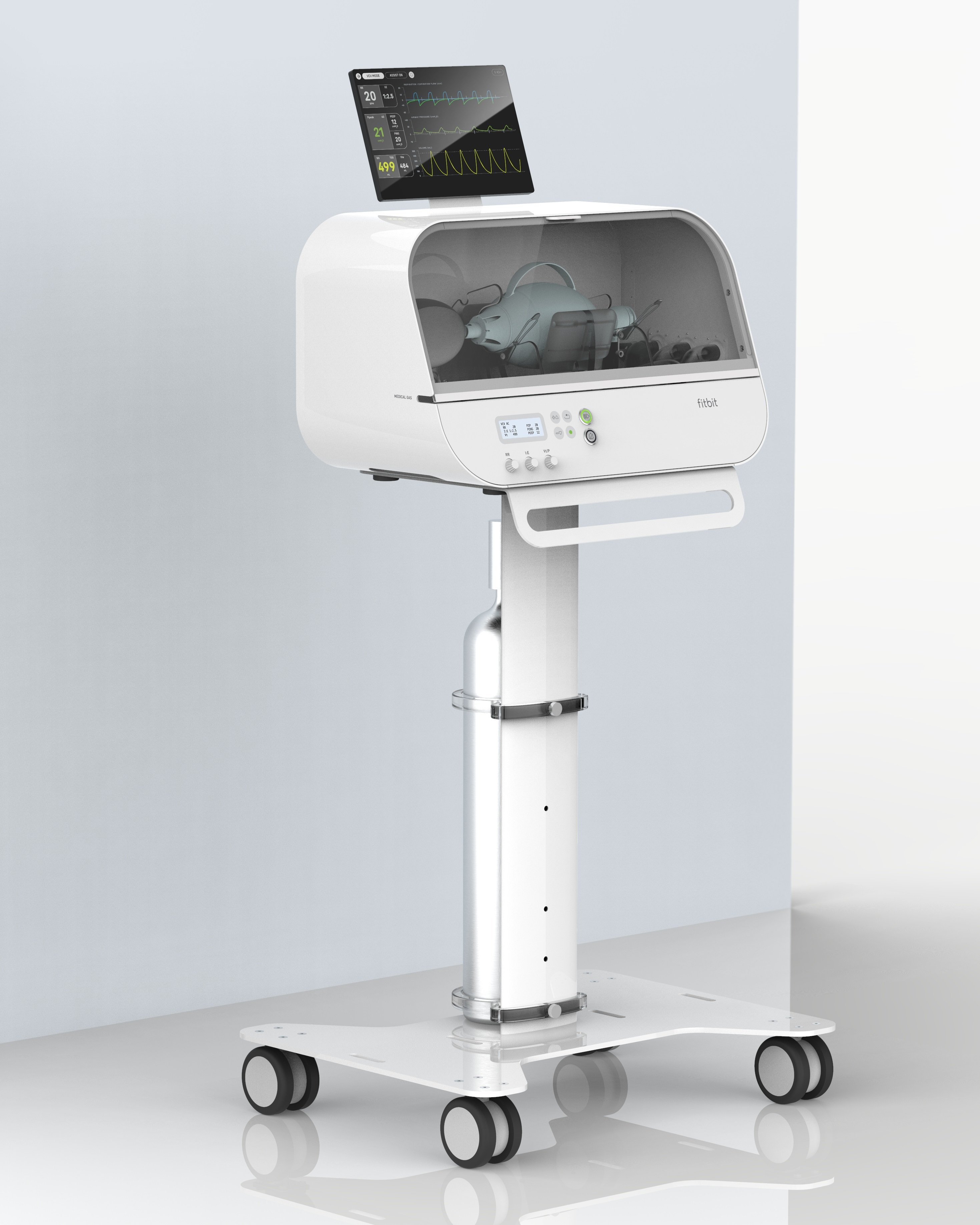 Fitbit's new Fitbit Flow ventilator. 