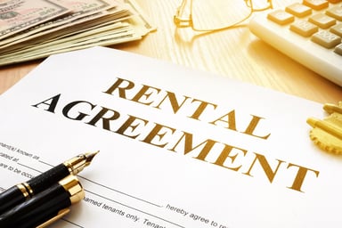 Rental agreement real estate REIT