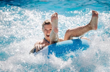Water park ride.