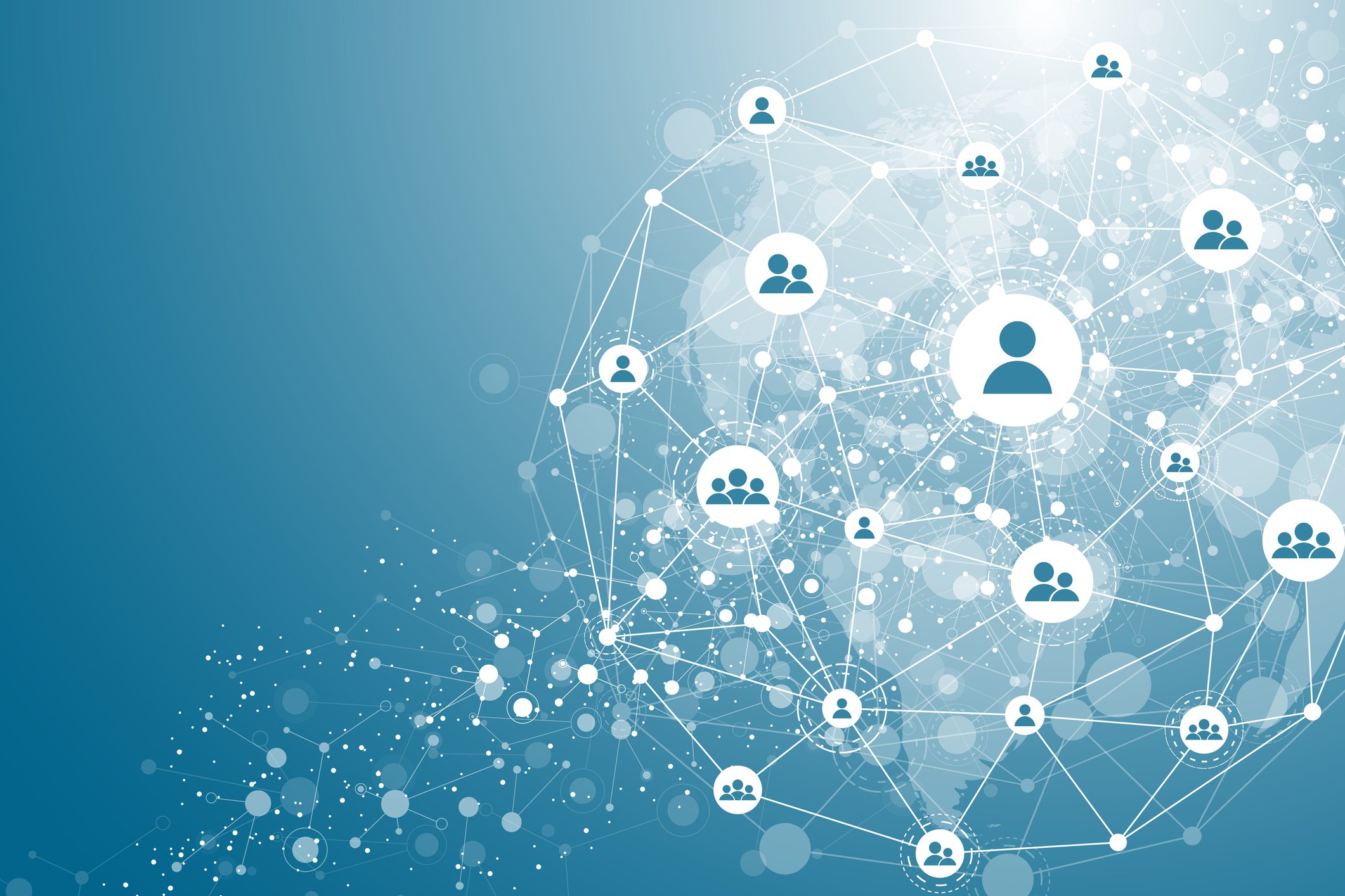 A network of social networking connections