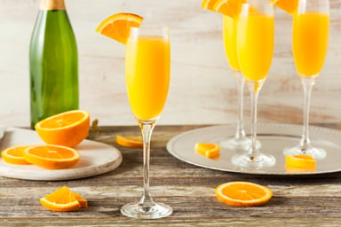 Orange mimosas
