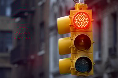 red traffic light