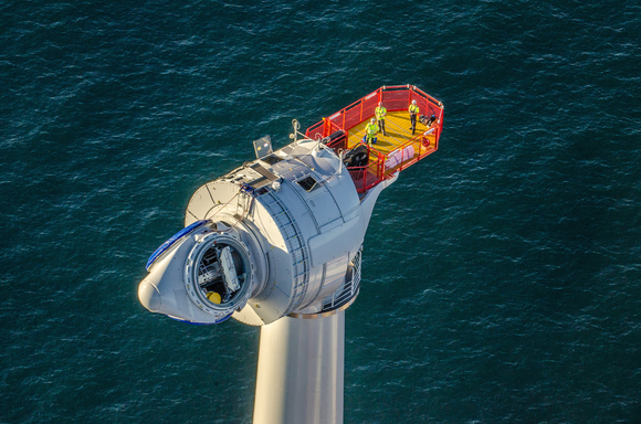 GE Renewable Energy's Haliade-X offshore wind turbine. 