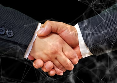 Business handshake