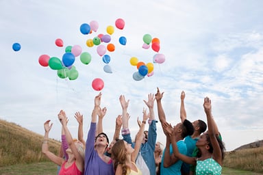 balloons party celebration getty