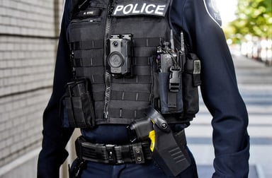 TASER 7 On Officer, In Holster