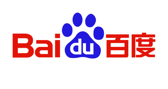 Baidu logo with a paw-print containing the "du" part of the word.