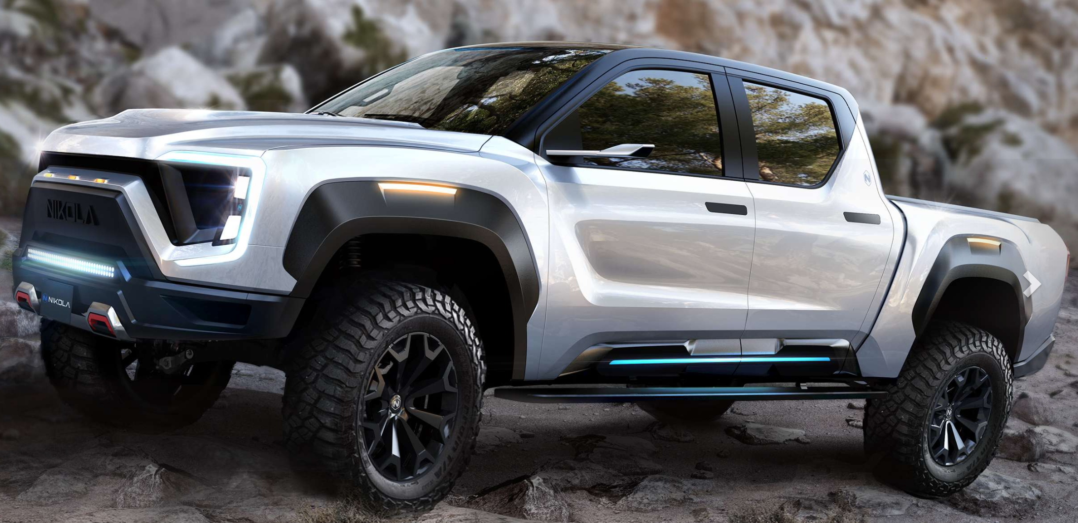 The Badger fully-electric pickup truck.