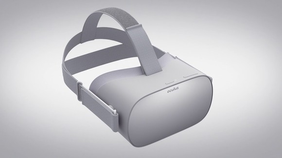 The Oculus Go VR headset.