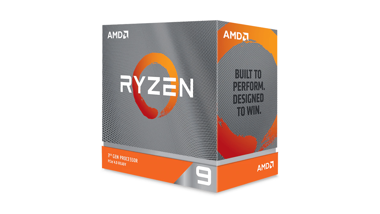The display box for the new AMD Ryzen 9 3900XT