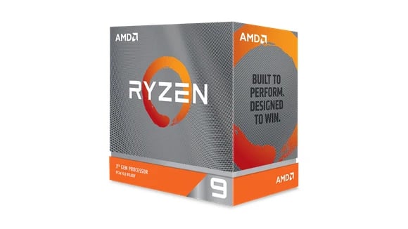 The display box for the new AMD Ryzen 9 3900XT