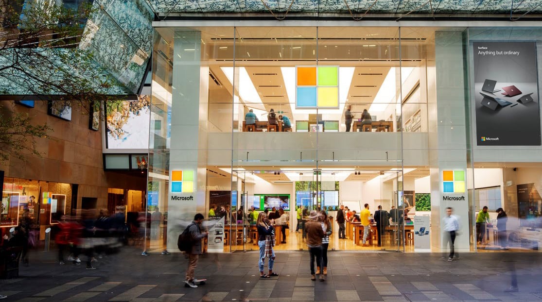 Microsoft store exterior
