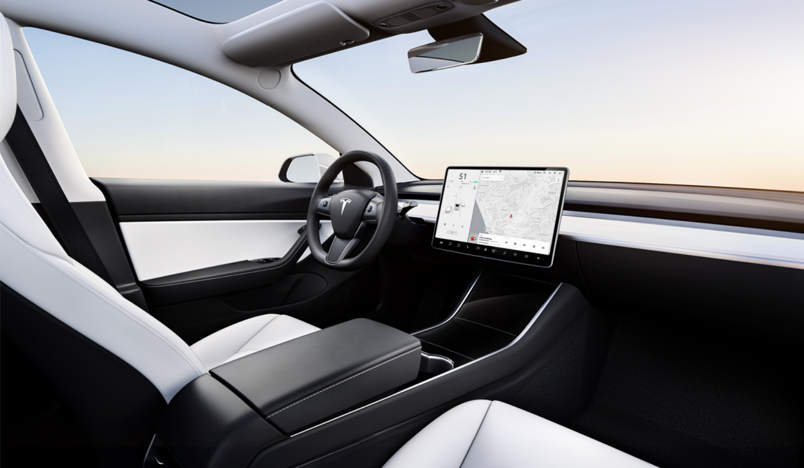 Interior of the Model 3