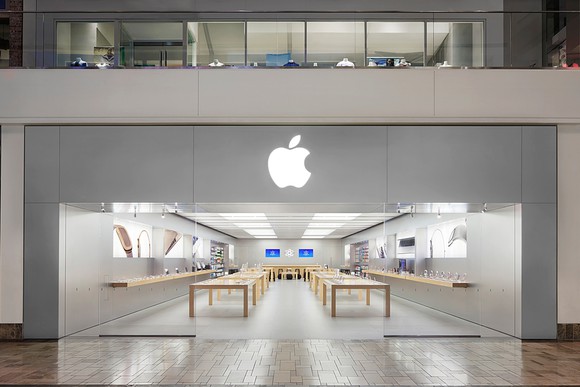 An Apple Store in California.