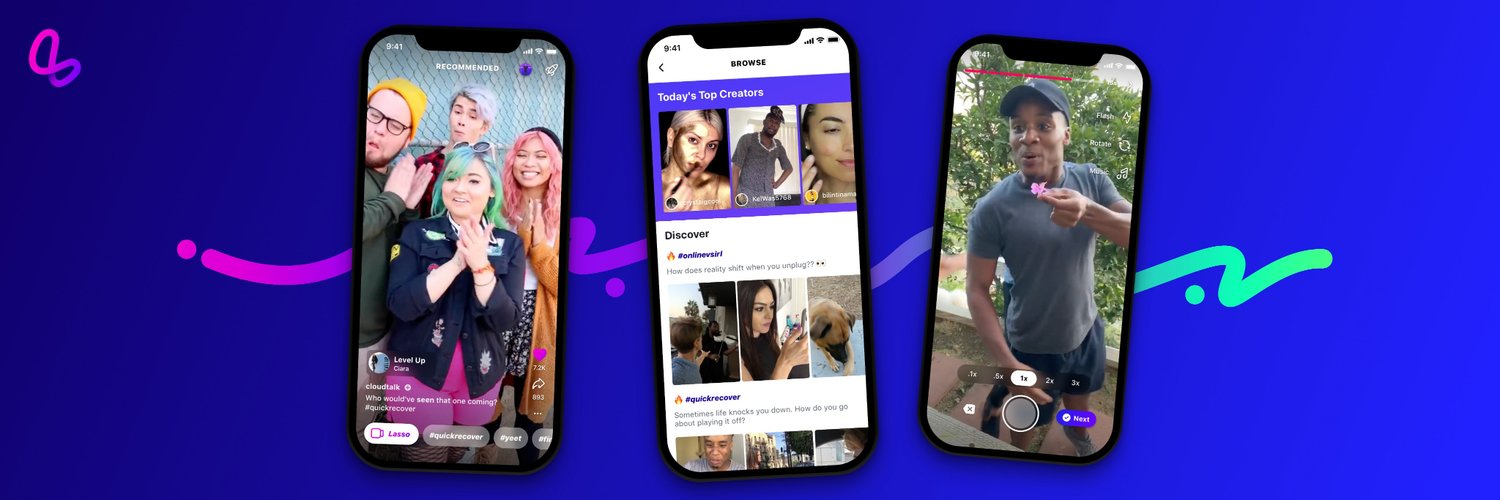 Smartphones showing screenshots from Lasso.
