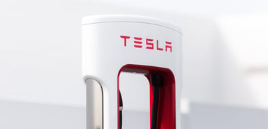 Tesla charging station