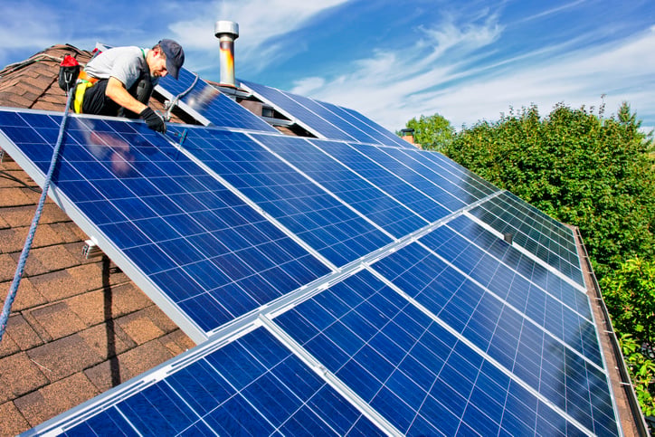 Solar Panels Rooftop Install
