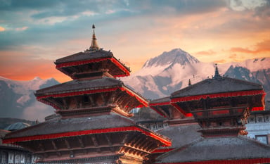 Ancient architecture near Kathmandu