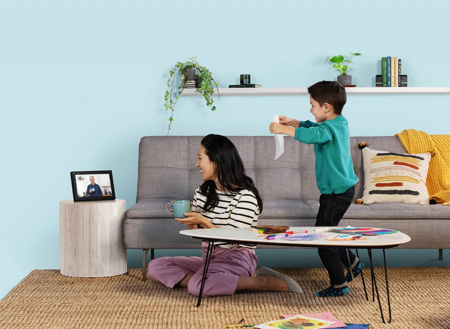 Facebook's Portal smart screen.