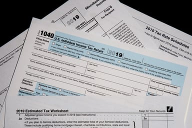 2019 Tax Form 1040_GettyImages-1169954518