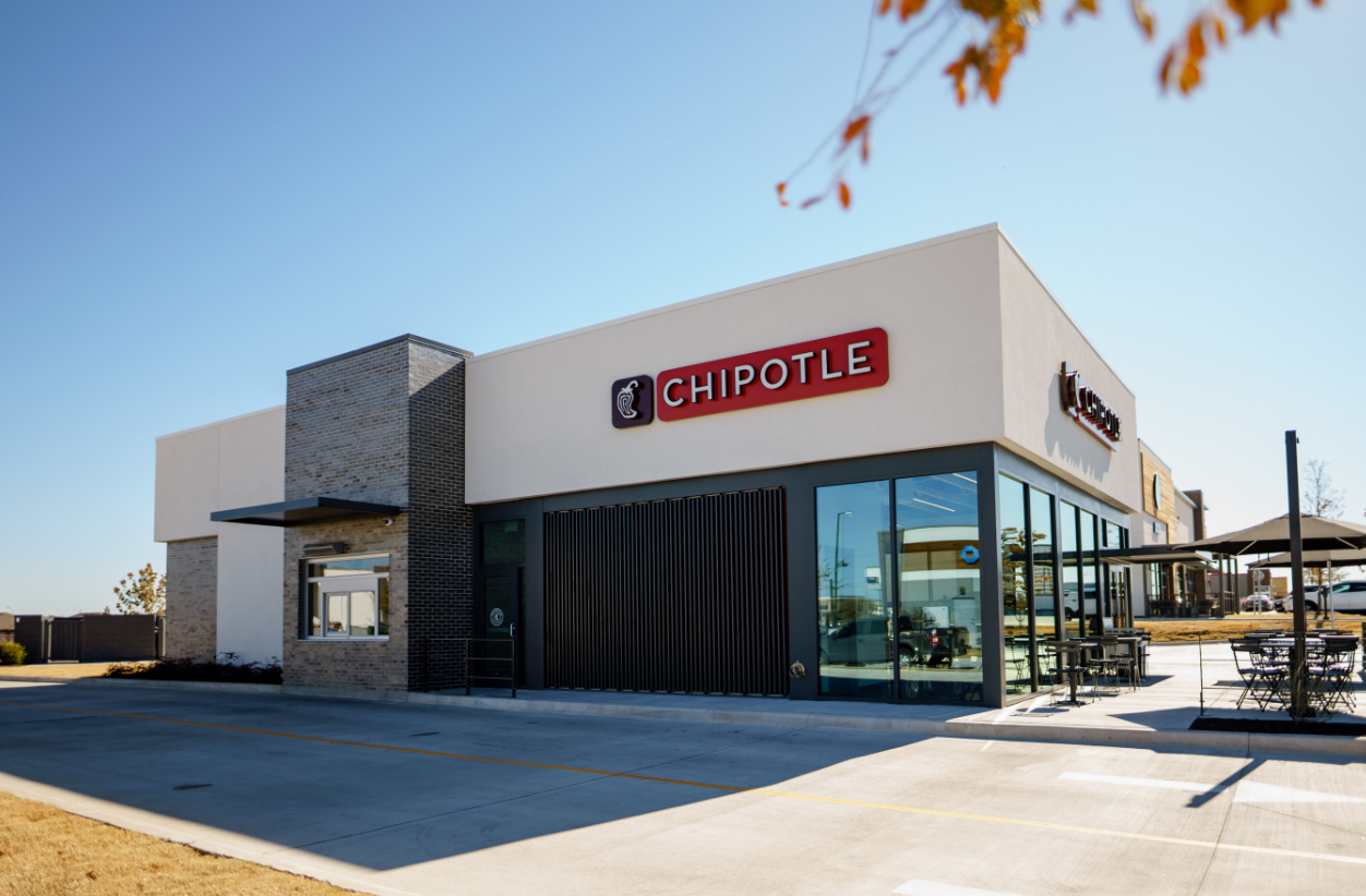 A Chipotle Mexican Grill restaurant drive-thru
