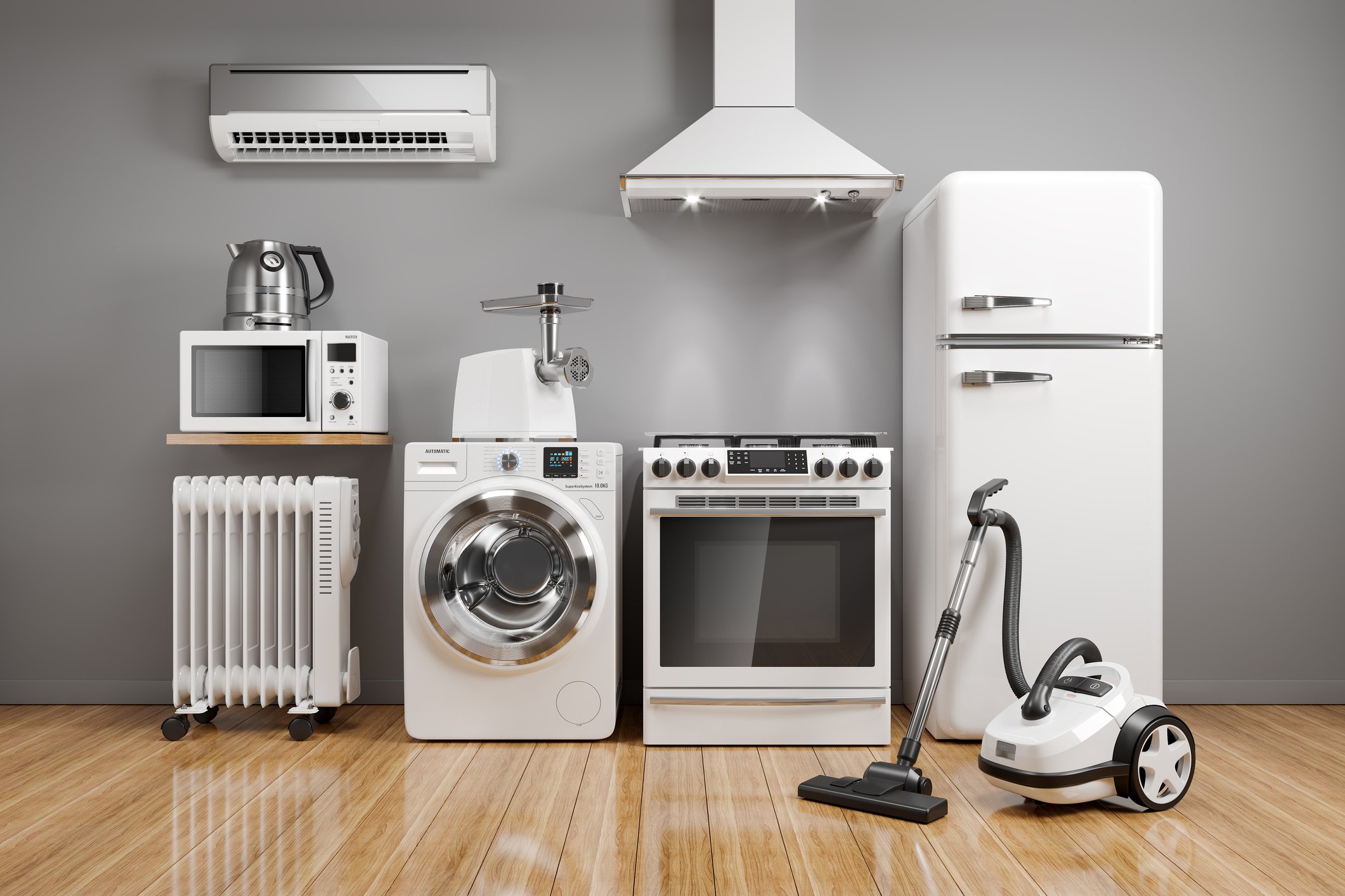 Various appliances.