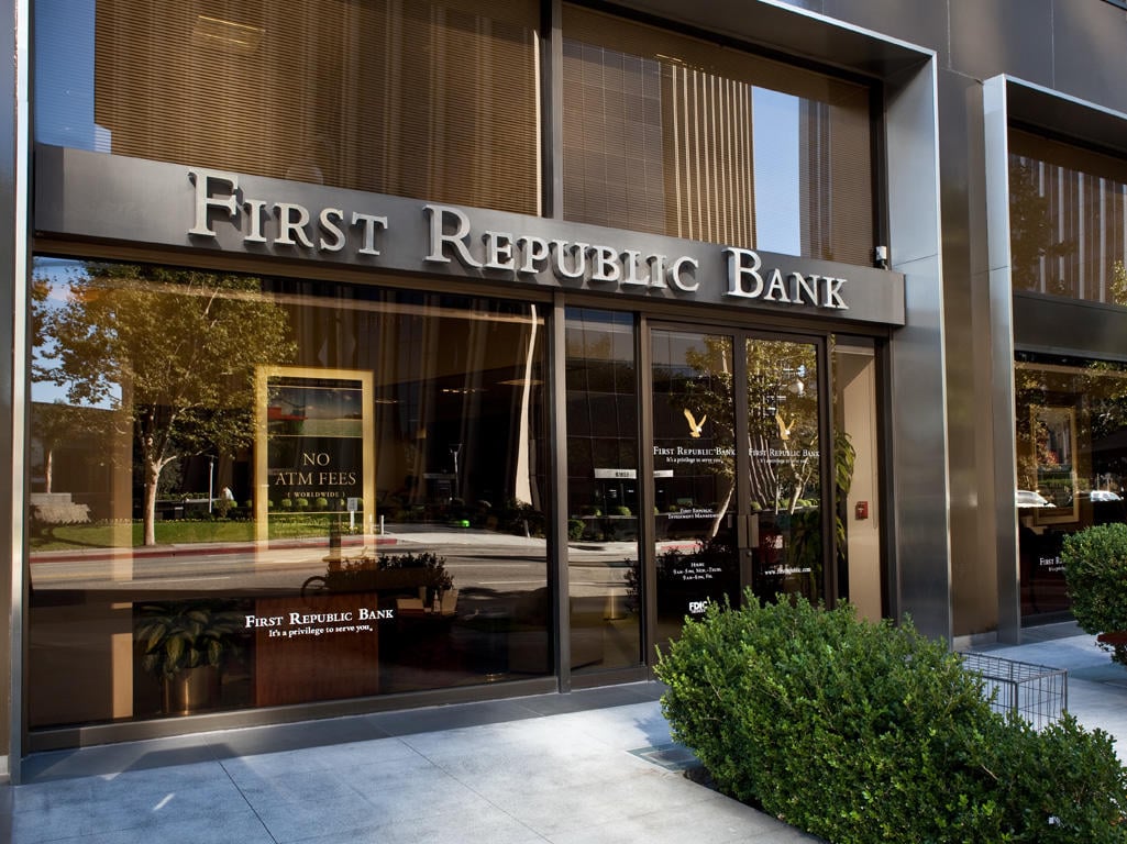 The exterior of a First Republic Bank