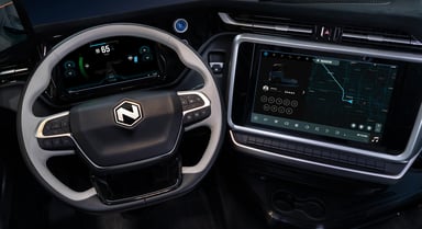 Nikola Tre cockpit