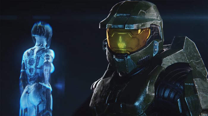 Master Chief character from the Xbox "Halo" game series