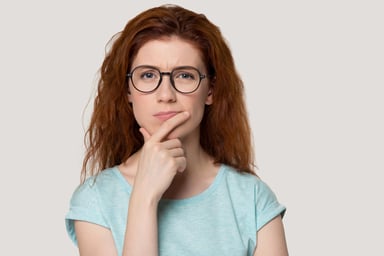 question thinking woman getty