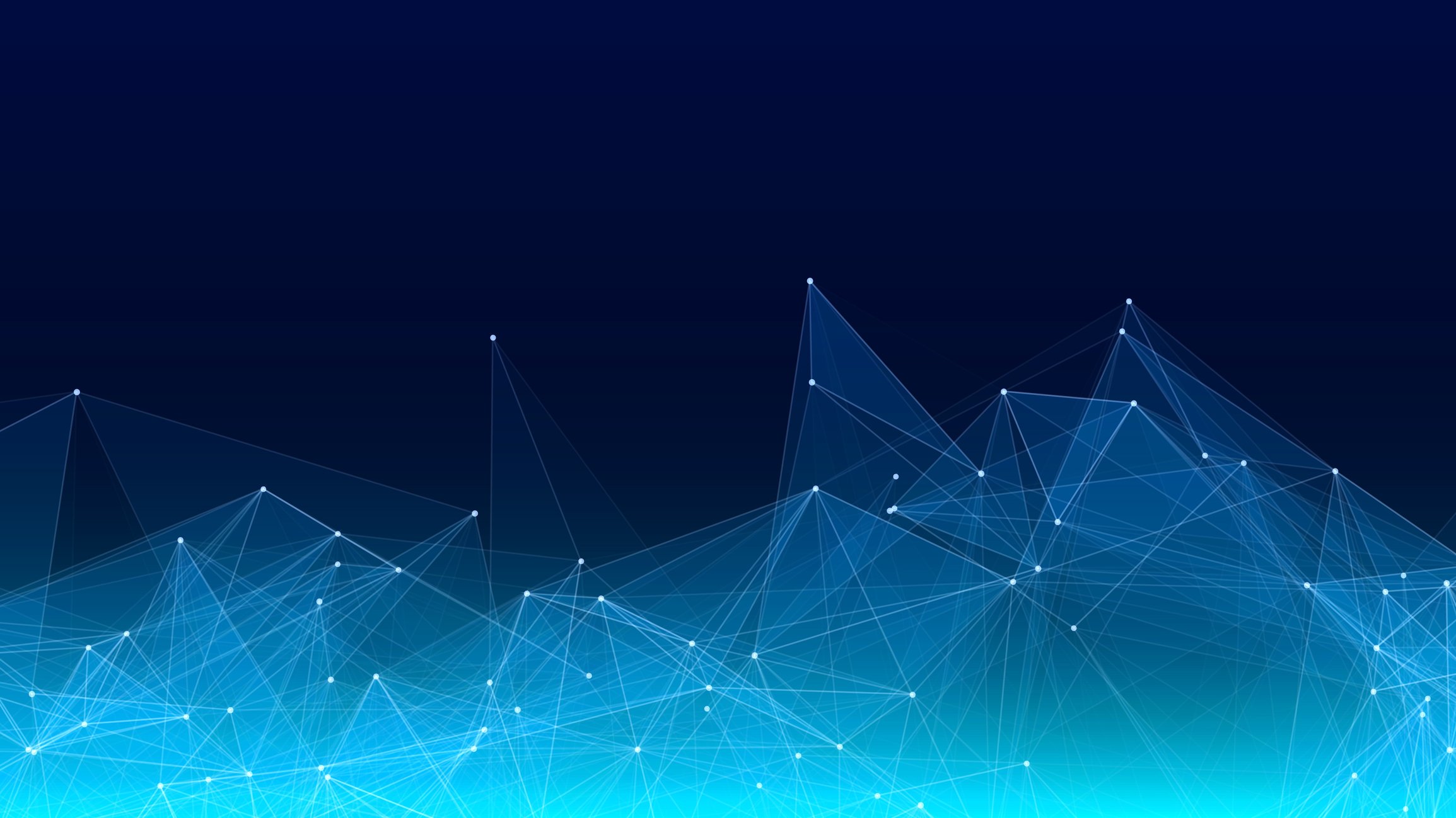 A line graph on a dark blue background