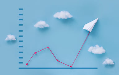 Sales Rebound Concept