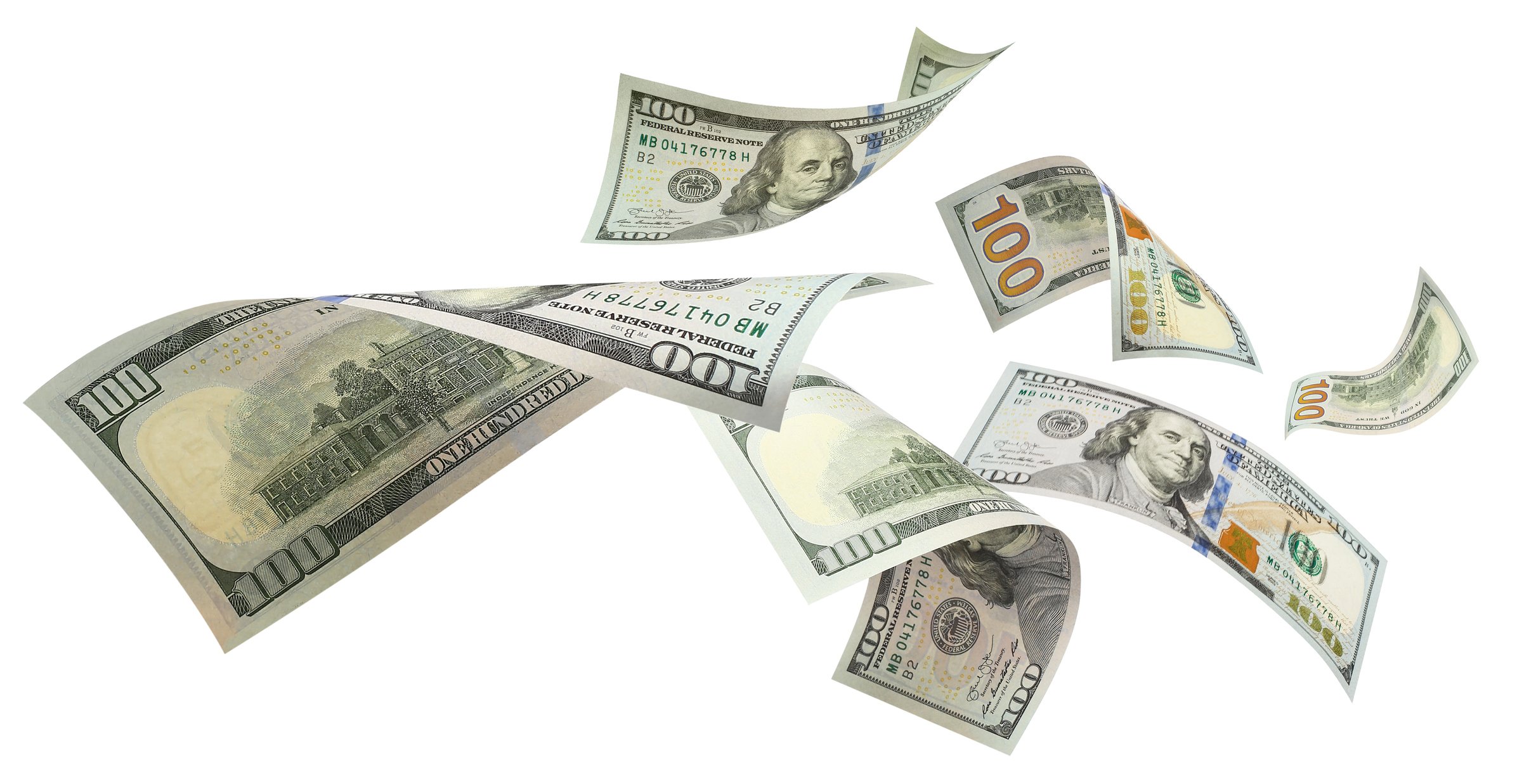 Hundred dollar bills