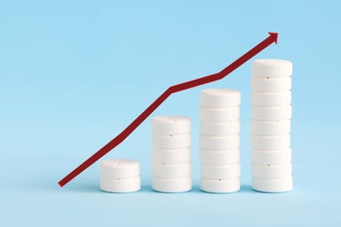 rising stock arrow pharma