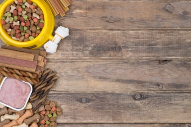 Pet food and chews