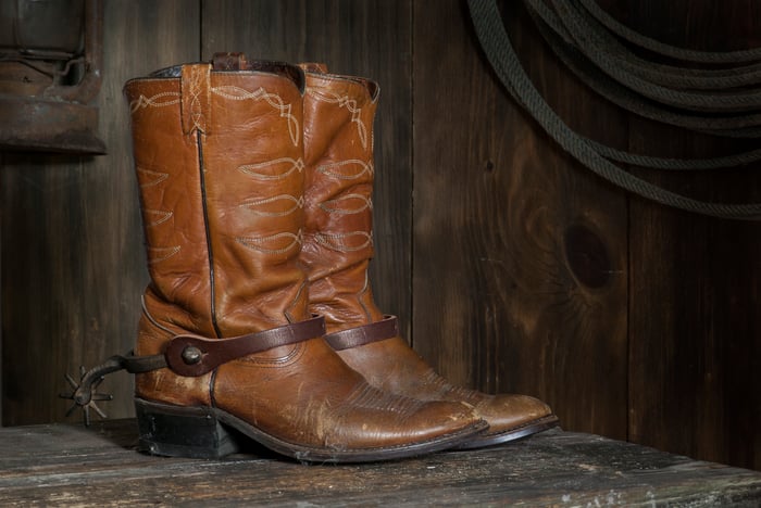 A pair of cowboy boots