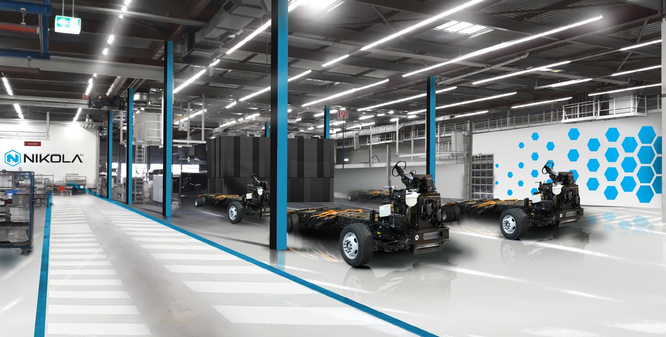 Rendering of Nikola manufacturing facility. 
