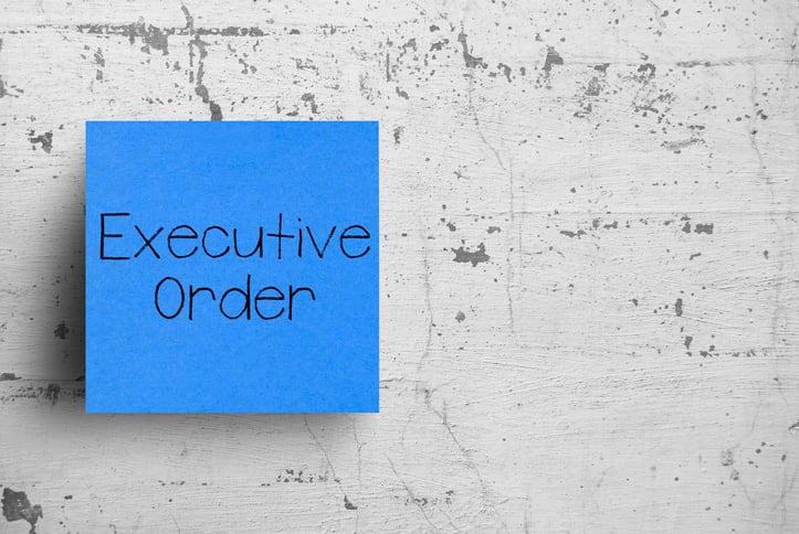 Note that says "executive order"