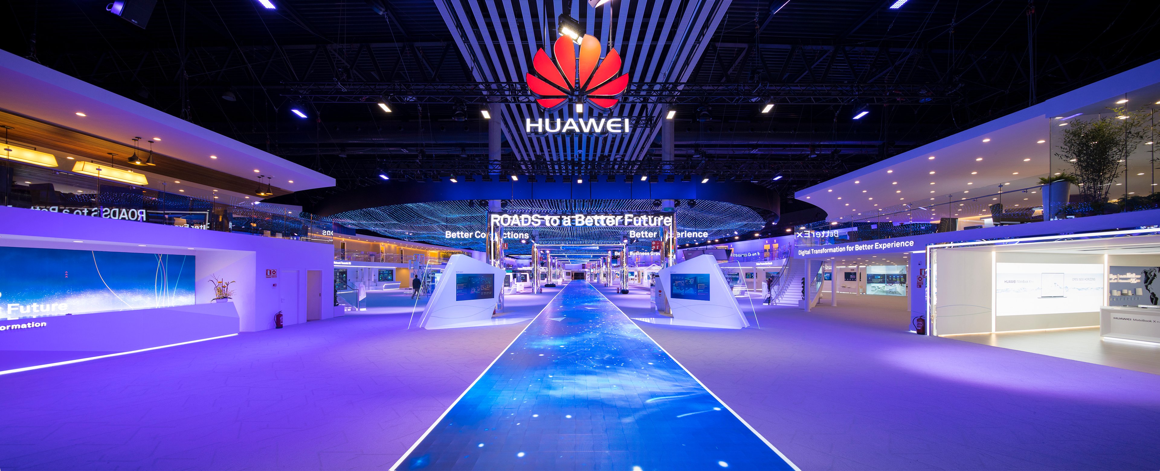 Huawei's showcase at Mobile World Congress 2018