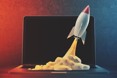 Laptop rocket