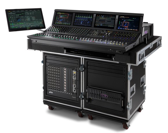 The Avid VENUE digital  mixer equipment