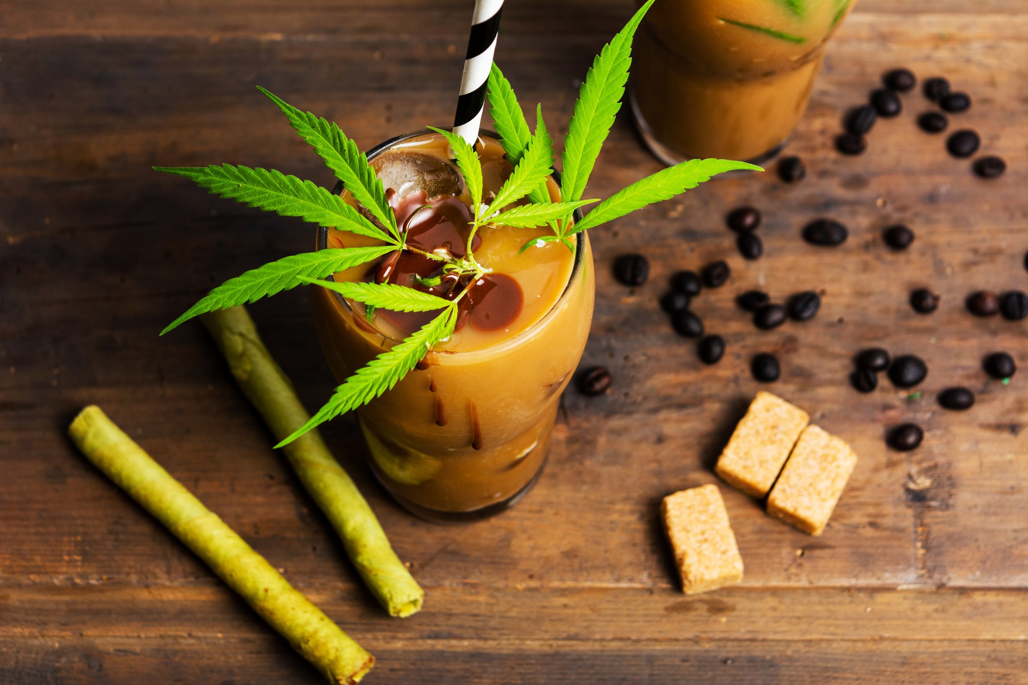 Marijuana beverages and edibles.
