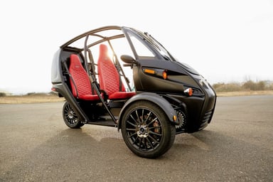 Arcimoto three-wheeled Fun Utility Vehicle