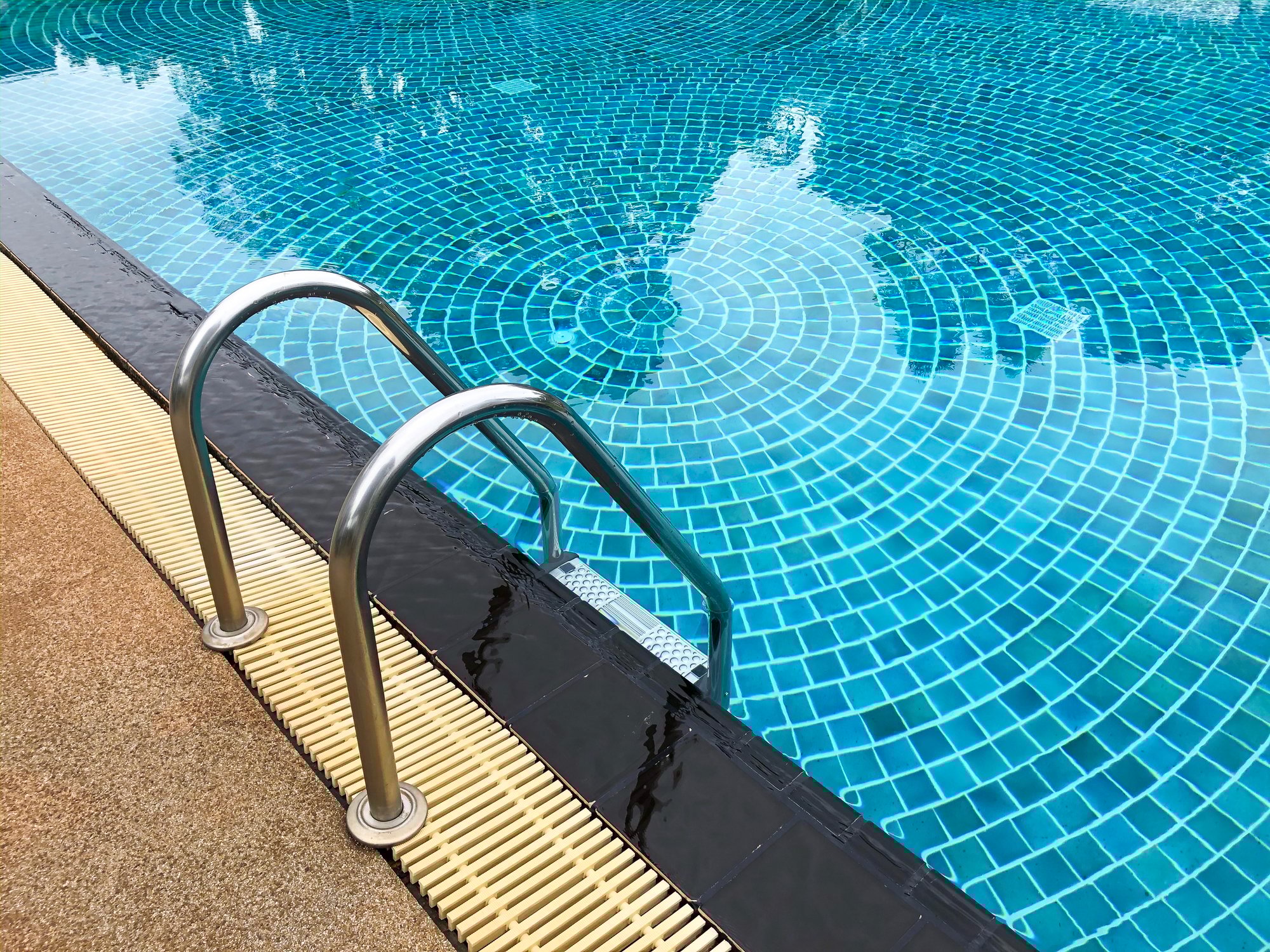 A residential swimming pool.