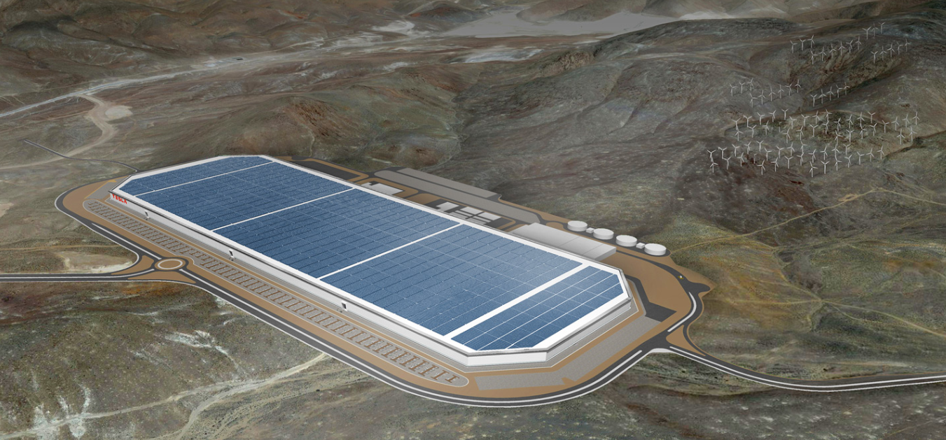 Tesla Gigafactory - Image Credit: Tesla