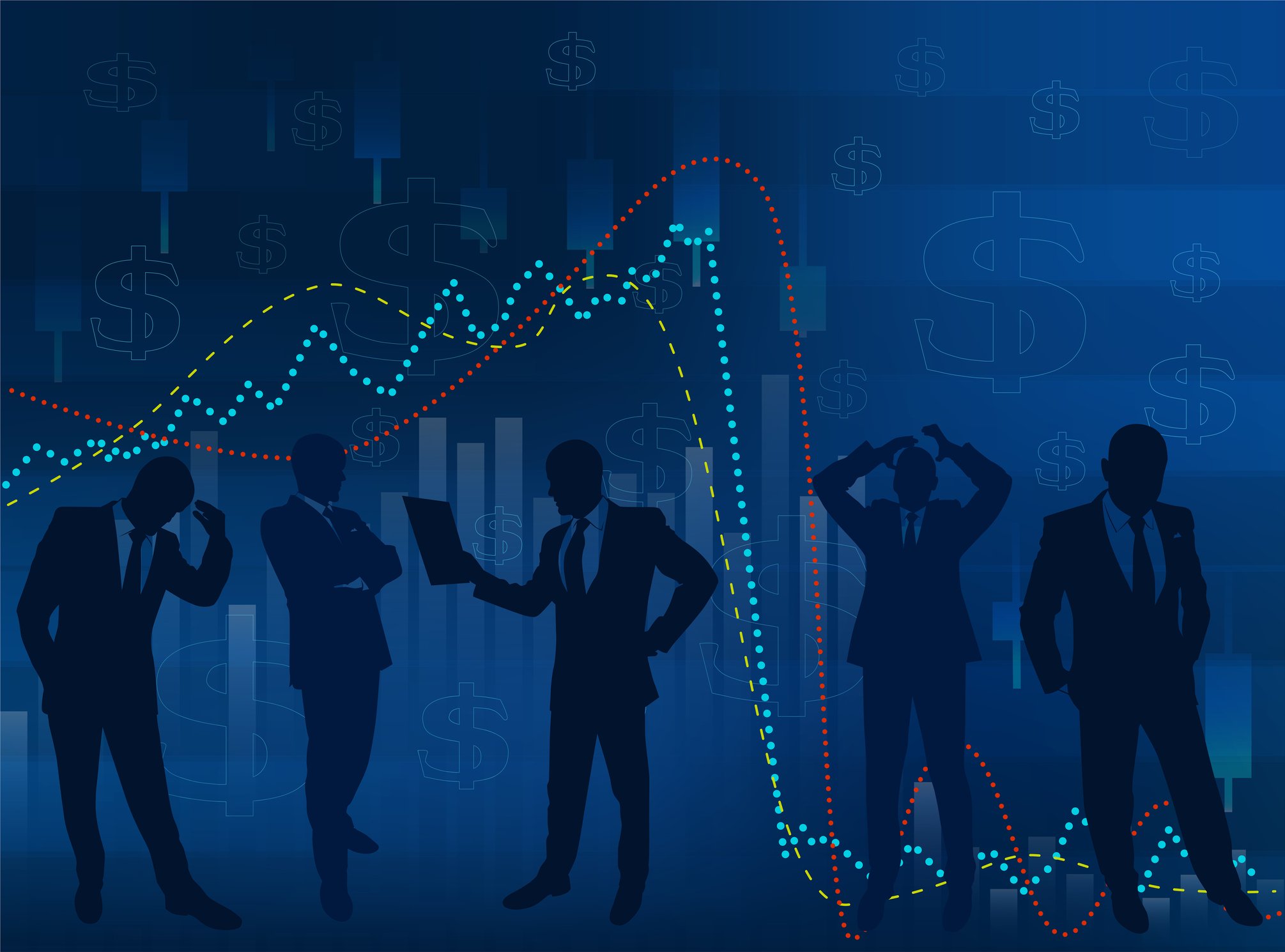 Investors react to stock dropping
