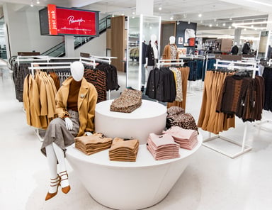 Interior of a JC Penney store